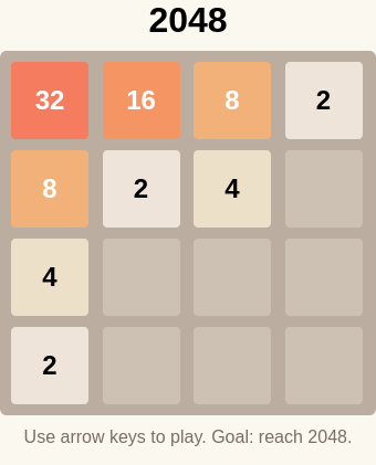 Gitea와 Dokploy로 배포한 2048 카피 게임 웹페이지